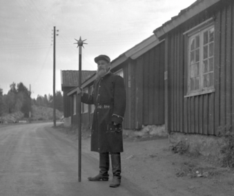 Verket og fossen slik området kan ha fremstått omkring 1800.